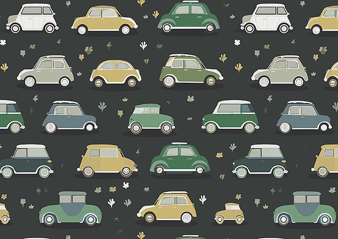 Roadtrip, Forest Green - Roman Blind - Image 7